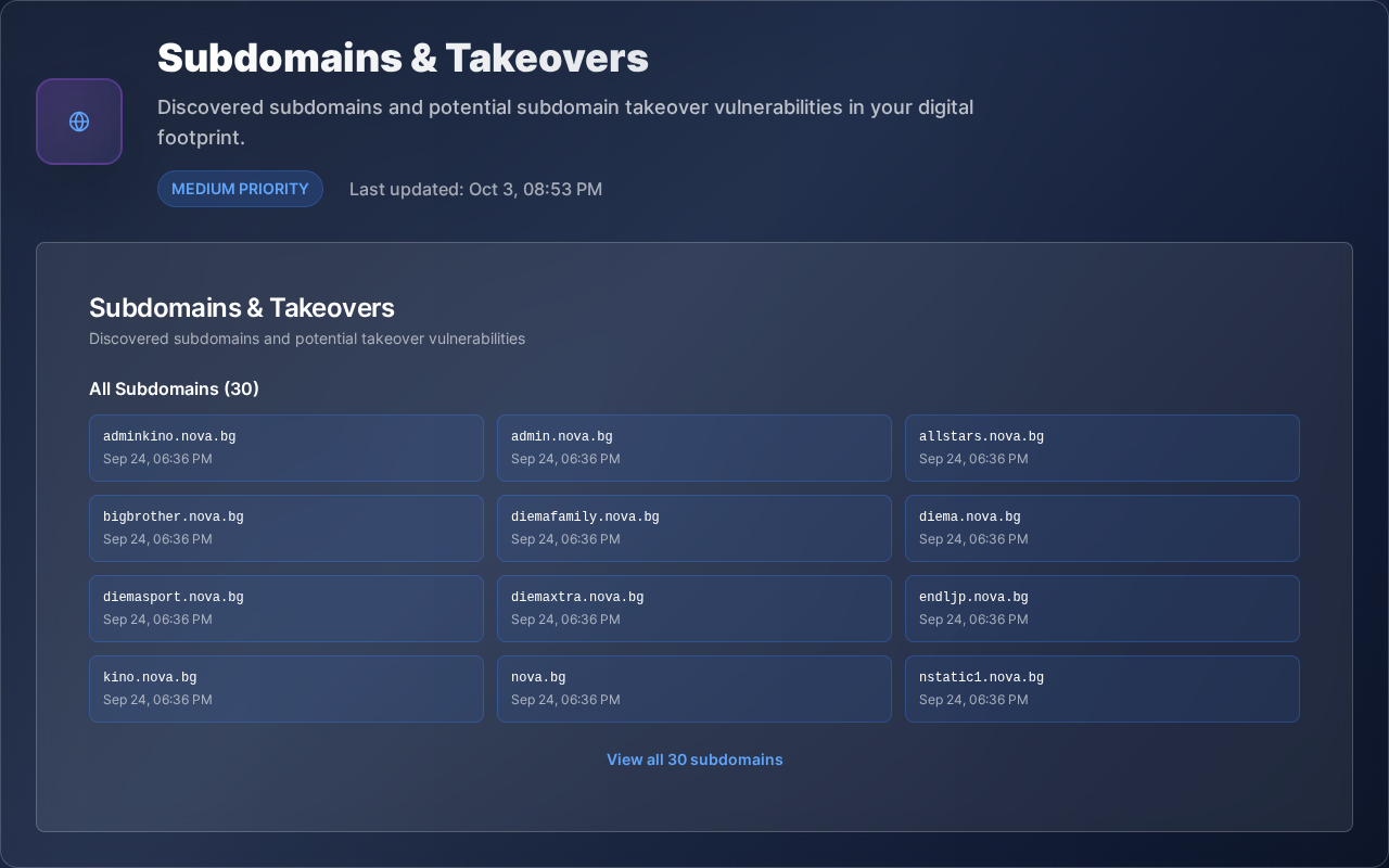 Find Vulnerable Subdomains Before Hackers Do